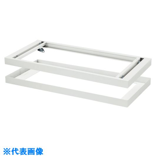 ■DAISHIN 壁面収納庫 ダブルベース W800 ホワイト V840B1W(8569625)[送料別途お見...