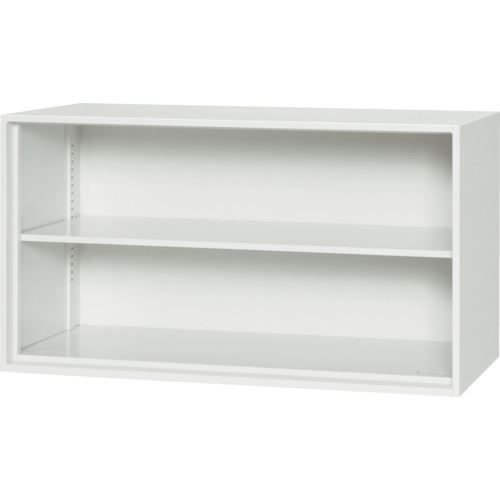 ■DAISHIN 壁面収納庫 オープン型 上置き専用D450 ホワイト V94505K(8569771)[法人・事業所限定][外直送元]