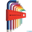 ■PBスイスツールズ 六角棒レンチ9本セット レインボー(パックナシ) 210H10RB(8571224)