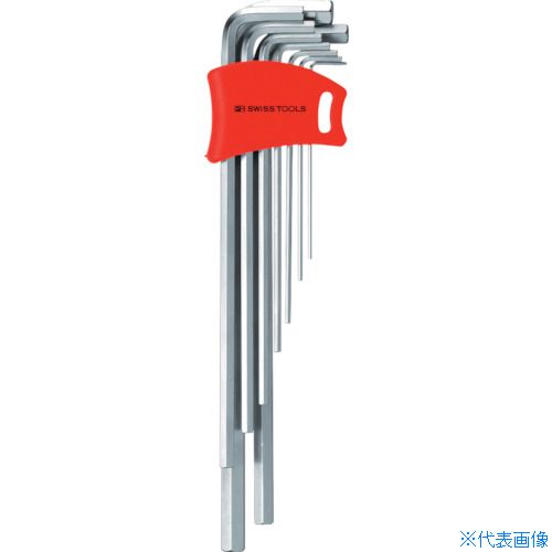 ■PBスイスツールズ ホルダー(コンパクトタイプ)付ロング六角棒レンチセット ( 211DH10(8571233)