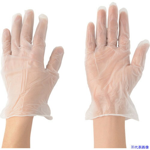 ■アトム ビニール極薄手袋 100枚入 S 430100S(8571685)