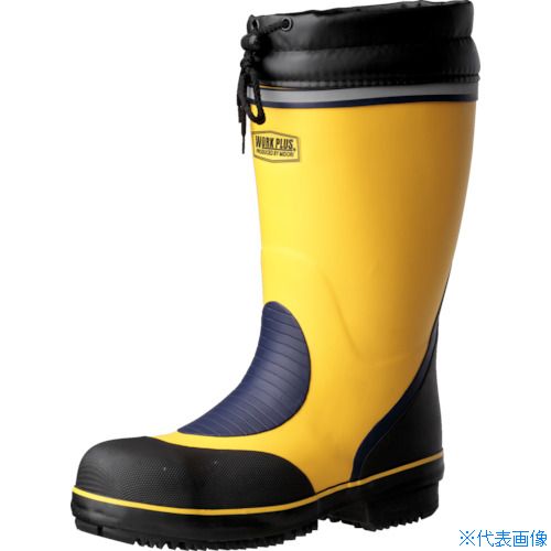■ミドリ安全　防寒用安全長靴　777防寒イエロー　24．5cm 777Y24.5(8572011)