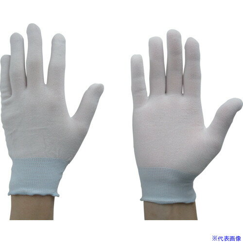 ■トワロン インナー手袋 長繊維下履き手袋 M (10双入) NOSO001M(8576026)×24[送料別途お見積り][法人限..