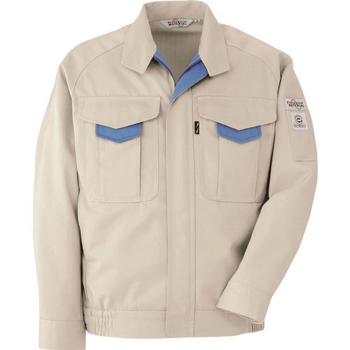 オレンジブック トラスコ中山　TRUSCOミドリ安全 春夏 エコ帯電防止 長袖ブルゾン アイボリー L 〔品番:RCS2190UEL〕[ 注番:8577246]特長●人体工学に基づいて開発された立体裁断構造の採用で、かつてない動きやすさを実現しました。●機能性抜群のアイテムです。●脇下メッシュで通気性があります。●抜群の洗濯耐久性です。用途●建設業。●製造業。●運輸業。●点検・整備。●物流。●引っ越し。●ビルメンテナンス。●清掃。仕様●色：アイボリー●サイズ：L●着丈(cm)：64●胸囲(cm)：118●裄丈(cm)：82仕様2●エコマーク認定商品(第03103036号)●帯電防止作業服JIS適合品材質/仕上●ポリエステル65％（再生ポリエステル55％）、綿35％、サマーツイル（薄地）セット内容/付属品注意●海外生地、染色のため、若干の色ブレが発生することがあります。原産国（名称）ベトナムJANコード4979058444134本体質量430gオレンジブック トラスコ中山　TRUSCOミドリ安全 春夏 エコ帯電防止 長袖ブルゾン アイボリー L 〔品番:RCS2190UEL〕[注番:8577246][本体質量：430g]《包装時基本サイズ：385×585×30》〔包装時質量：450g〕分類》保護具》作業服》作業服☆納期情報：メーカー取り寄品（弊社より発送）