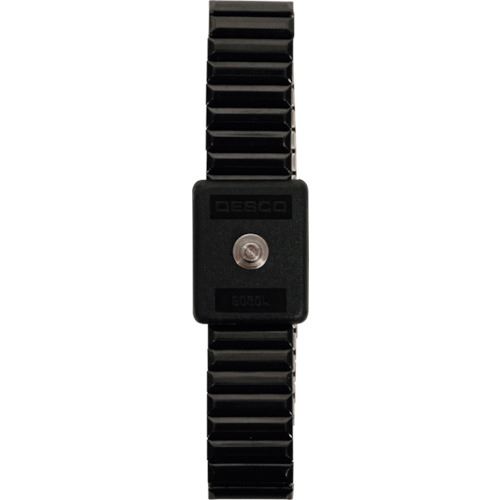 ■DESCO プレミアム金属製伸縮型リストストラップ M 09044(8590150)[送料別途お見積り][法人限定][掲外取寄]