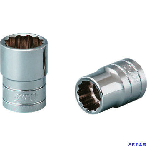 ■KTC 12.7sq.ソケット(十二角)パック・台紙仕様 差込角12.7mm B4−23W袋入り B423WS(8591420)