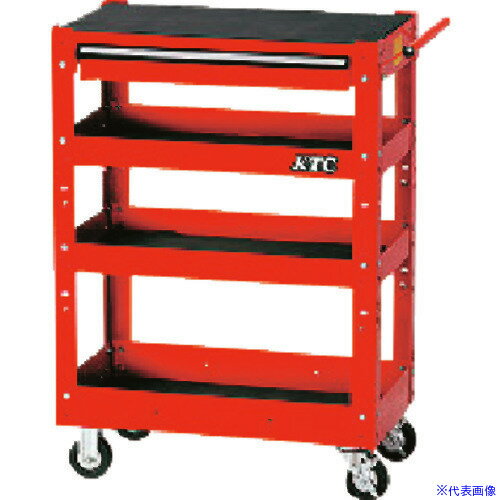 ■KTC ワゴン(4段1引出し) SKX2704(8591656)[送料別途お見積り][法人限定]