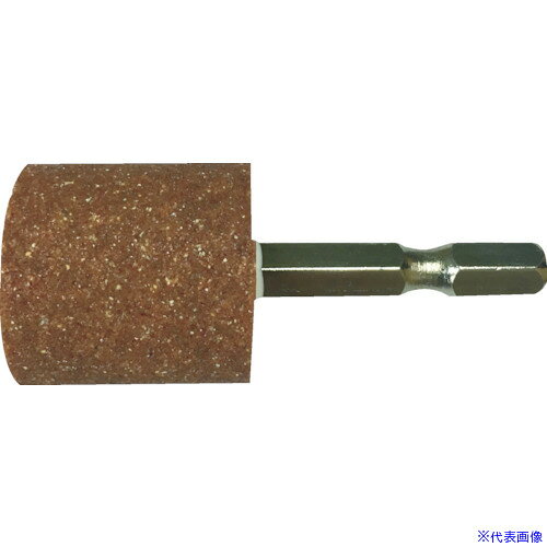 ■RELIEF 六角軸 軸付砥石 金属用(WA) 円筒型 φ25×25mm 27801(8592475)