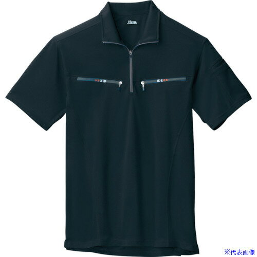 オレンジブック トラスコ中山　TRUSCOXEBEC 半袖ジップアップシャツ6160−90−L クロ 〔品番:616090L〕[ 注番:8607051]特長●フルジップアップ仕様に胸のファスナーポケット、スポーティデザインが人気の半袖シャツです。●通気性に優れた新素材を使用しています。用途●作業全般仕様●色：クロ●着丈(cm)：73●胸囲(cm)：107●肩幅(cm)：46.5●袖丈(cm)：23仕様2●吸汗性素材●速乾性素材●消臭機能付●伸縮素材材質/仕上●ポリエステル100%セット内容/付属品注意原産国（名称）中国JANコード4991714463280本体質量230gオレンジブック トラスコ中山　TRUSCOXEBEC 半袖ジップアップシャツ6160−90−L クロ 〔品番:616090L〕[注番:8607051][本体質量：230g]《包装時基本サイズ：500×350×14》〔包装時質量：230g〕分類》保護具》作業服》シャツ☆納期情報：メーカー取り寄品（弊社より発送）