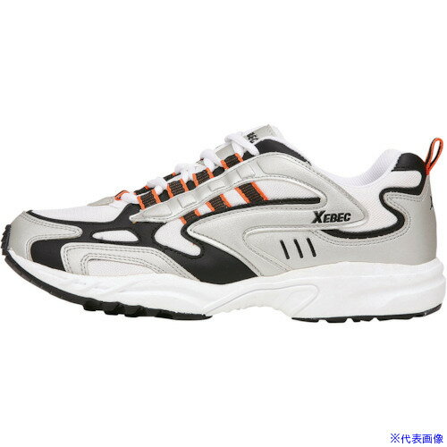 ■XEBEC 静電スポーツシューズ85803−20−245 グレー 8580320245(8609093)[送料別途お見積り][法人限定][..