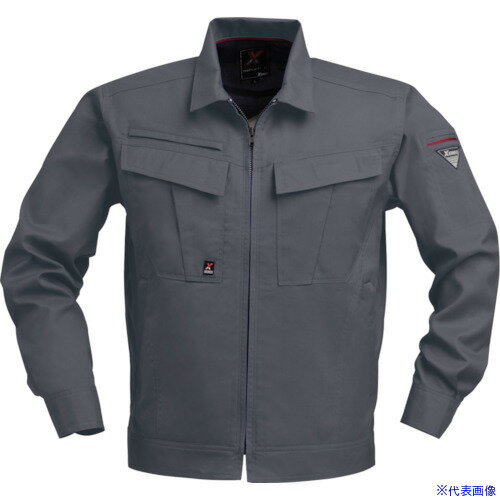 Rakuten - ■XEBEC 長袖ブルゾン1654−25−3L チャコールグレー 1654253L(8613111)[送料別途お見積り][法人限定][掲外取寄]