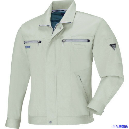 ■XEBEC 長袖ブルゾン9654−606−LL クールグリーン 9654606LL(8618273)[送料別途お見積り][法人限定][掲外取寄]