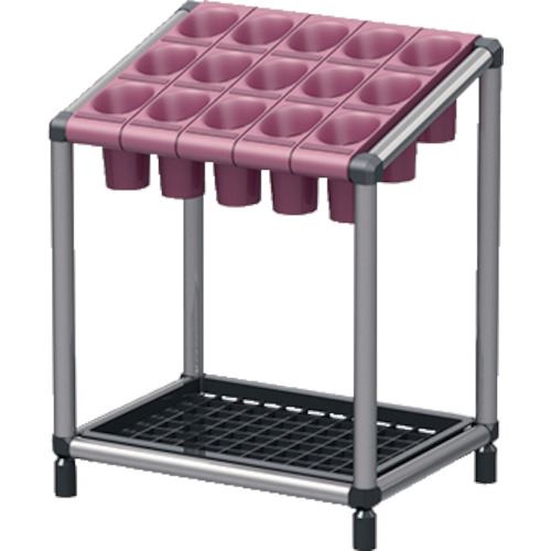 ■ぶんぶく スリーブ式アンブレラスタンド15本用 ワインレッド USZSLV15WIR(8642066)[法人限定][外直送元]