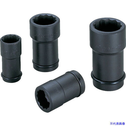 ■TONE インパクト用ソケット(建築用) ハイテンションボルト用ソケット 二面幅36mm ...