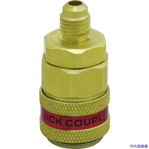 オレンジブック トラスコ中山　TRUSCOAsada 高圧クイックジョイント1/4 〔品番:Y03101M〕[ 注番:8667029]特長●カプラで簡単にジョイントできます。用途●カーエアコンのサービスポートとチャージングホースのワンタッチ接続に。仕様●品名：1/4クイックジョイント高圧用●タイプ：高圧●接続サイズ：1/4インチ仕様2材質/仕上●本体、継手：真鍮●ばね：ステンレス(SUS304)●シール：合成ゴムセット内容/付属品注意原産国（名称）台湾JANコード4991756339239本体質量80gオレンジブック トラスコ中山　TRUSCOAsada 高圧クイックジョイント1/4 〔品番:Y03101M〕[注番:8667029][本体質量：80g]《包装時基本サイズ：172×100×25》〔包装時質量：110g〕分類》手作業工具》水道・空調配管用工具》マニホールド☆納期情報：仕入れ先通常在庫品 (欠品の場合有り)