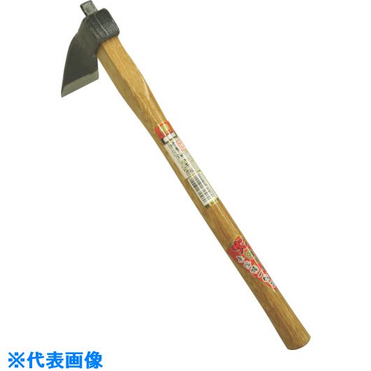 オレンジブック トラスコ中山　TRUSCO金象 鍛造片手 細バチ鍬 柄付 〔品番:152246〕[ 注番:8682124]特長●頭部は焼入れ（強度が上がる、磨耗に強くなる)・焼戻し(弾力性が上がる)の熱処理を行っています。●頭部はワンピース（無溶接一体加工）の鍛造仕上げで丈夫です。用途●花壇、菜園などの耕起作業。●根起こし作業。仕様仕様2●頭部幅75mm●頭部長さ110mm●柄部長さ360mm材質/仕上●頭部　スチール　●柄部　天然木セット内容/付属品注意原産国（名称）日本JANコード4960517152240本体質量0.4kgオレンジブック トラスコ中山　TRUSCO金象 鍛造片手 細バチ鍬 柄付 〔品番:152246〕[注番:8682124][本体質量：0.4kg]《包装時基本サイズ：50×360×145》分類》園芸用品》緑化用品》鍬☆納期情報：オレンジブック掲載以外でメーカー直送品【法人限定＝会社名ご記入お願い致します。】