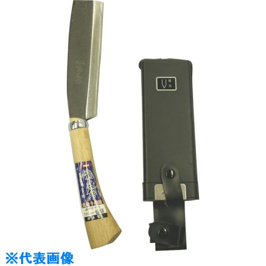 ■金象 宝長久寛文作 鋼付サヤ鉈 180mm両刃 190132(8682222)[送料別途お見積り][法人限定][外直送]
