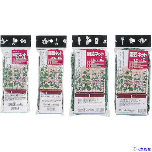 オレンジブック トラスコ中山　TRUSCOGS 園芸ネット(小) 〔品番:6932〕[ 注番:8682622]特長●取付けひも付で取扱いが簡単、軽くて丈夫な園芸ネットです。用途●お花や野菜のツル巻き棚用に。仕様●目合(cm)：10×10(角目)●長さ(m)：1.8●幅(m)：0.9仕様2材質/仕上●ポリエチレンセット内容/付属品注意原産国（名称）日本JANコード4951167669325本体質量72gオレンジブック トラスコ中山　TRUSCOGS 園芸ネット(小) 〔品番:6932〕[注番:8682622][本体質量：72g]分類》園芸用品》緑化用品》鎌☆納期情報：メーカー取り寄品（弊社より発送）