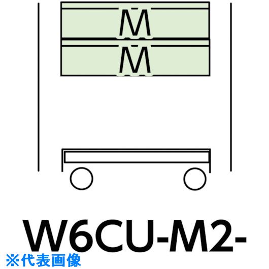 オレンジブック トラスコ中山　TRUSCOヤマテック スペシャルワゴン W600×D400 移動式 キャビネット深型1段×2個 ヤマテックグリーン 〔品番:W6CUM2G〕[ 注番:8683489]特長●豊富なオプションによりカスタマイズ可能です。仕様●品名：移動式　キャビネット　W600×D400　深型1段×2個●間口(mm)：600●奥行(mm)：400●高さ(mm)：830●色：グリーン●全体均等耐荷重(自重含む)(kg)：160●キャスター：75φゴムキャスター4輪自在●キャビネット：深型1段タイプ2個仕様2●キャスター：75φゴムキャスター4輪自在●全体均等耐荷重(Kg)：160(自重含む)●キャビネット：深型1段タイプ2個材質/仕上●本体：スチールセット内容/付属品注意●最下段の棚板はかぶせ型になります。原産国（名称）日本JANコード4580696205690本体質量29.1kgオレンジブック トラスコ中山　TRUSCOヤマテック スペシャルワゴン W600×D400 移動式 キャビネット深型1段×2個 ヤマテックグリーン 〔品番:W6CUM2G〕[注番:8683489][本体質量：29.1kg]分類》物流・保管用品》ツールワゴン》スチール製ワゴン（ボルトタイプ）☆納期情報：オレンジブック掲載以外でメーカー直送品（送料元払い）【法人限定＝会社名ご記入お願い致します。】※北海道・沖縄・離島は運賃別途商品も含む