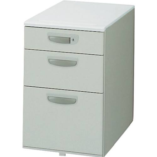 ■NAIKI ワゴン 3段ロック無し NED046XCAWH(8685643)[送料別途お見積り][法人限定][外直送]