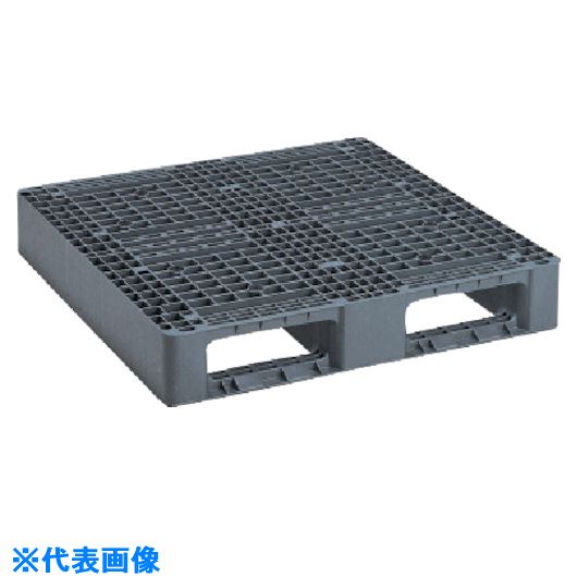 ■RISU リサイクルパレット 353593 JL−D2・0909片面二方差し グレー JLD20909(GY)(8686965)[送料別途お..