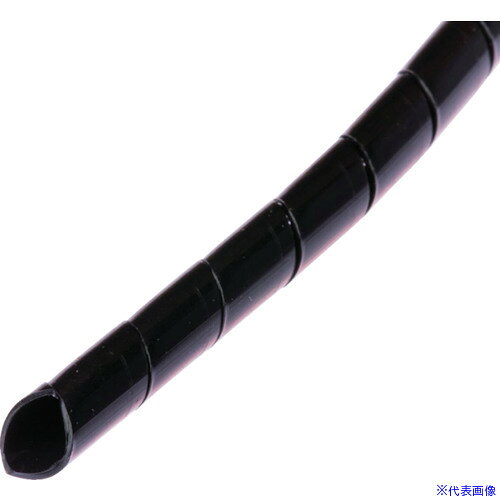 ■PANDUIT スパイラルラッピング 耐候性ナイロン66 黒 T19N−C0 T19NC0(8688093)[送料別途お見積り][法人限定][メーカー取寄]