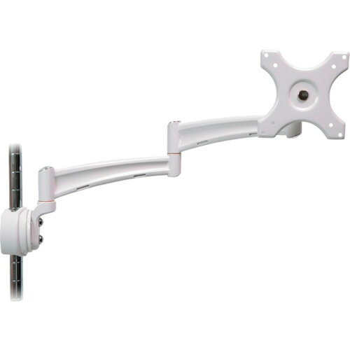 ■サンコー 4軸式モニターアームポールマウント MARM1120W(8688159)[送料別途見積り][法人・事業所限定][掲外取寄]