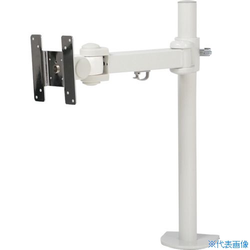 ■サンコー 3軸式くねくねモニターアーム(ホワイト) MARMGUS1910W(8688178)