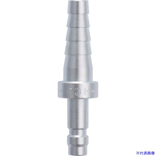 オレンジブック トラスコ中山　TRUSCO日酸TANAKA NコックプラグP3H 〔品番:QN19102〕[ 注番:8688275]特長●ワンタッチで接続・分離でき、作業スピードがアップします。●ワンタッチで接続でき、しかもスリムで軽量です。●分離時はソケットに内蔵されているバルブ機能によって、流体は完全に遮断されます。また、接続時はプラグを挿入することにより自動的にバルブが開き、流体は流れます。●安全性を考慮し、酸素・可燃性ガスの用途別に異なるサイズを設定しています。●スリーブは表面処理で識別しています。（酸素用はクロームメッキ、可燃性ガス用は銅メッキ）用途●ガス溶断作業時、ガス供給用ホースに取り付けるために。●ホース（中間）仕様●品名：NコックプラグP3H●適合流体：可燃性ガス●接続サイズ：適合ホース内径：φ9.5mm●最高使用圧力(MPa)：0.7●耐圧力(MPa)：1.0●形状：プラグ仕様2●燃料ガス用材質/仕上●鋼鉄セット内容/付属品注意●使用圧力を超えての使用はお止めください。●Nコックツインホースセットに付属している継手となります原産国（名称）日本JANコード4571213970597本体質量29gオレンジブック トラスコ中山　TRUSCO日酸TANAKA NコックプラグP3H 〔品番:QN19102〕[注番:8688275][本体質量：29g]《包装時基本サイズ：25×75×25》〔包装時質量：29g〕分類》工事・照明用品》溶接用品》ガス溶断用品☆納期情報：メーカー直送品【法人限定＝会社名ご記入お願い致します。】