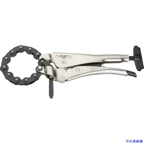 オレンジブック トラスコ中山　TRUSCOHAZET チェーンチューブカッター 〔品番:4682〕[ 注番:8689260]特長●排気管等パイプの切断用チューブカッターです。●大型蝶ネジで調整が簡単です。●完全にグリップしますので小さな力で作業ができます。●V2A鋼管に最適です。用途●自動車整備に。仕様仕様2●切断能力(パイプ厚)：2.5mm●適合パイプ径：15-75mm材質/仕上●特殊鋼セット内容/付属品注意原産国（名称）ドイツJANコード4000896022168本体質量824gオレンジブック トラスコ中山　TRUSCOHAZET チェーンチューブカッター 〔品番:4682〕[注番:8689260][本体質量：824g]《包装時基本サイズ：245×90×25》〔包装時質量：820g〕分類》手作業工具》車輌整備用品》足回り・ブレーキ整備工具☆納期情報：メーカー取り寄品（弊社より発送）