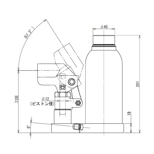 今野製作所(EAGLE イーグル) ダルマジャッキ(メッキ) (旧型式：ED-60C) D-060C