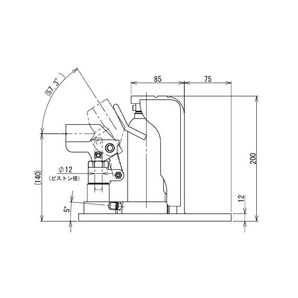 ファーストFACTORYの今野製作所(EAGLE イーグル) 爪つき油圧ジャッキ(爪ロング) (旧型式:G-25L) E-030L | ジャッキ 油圧ジャッキ 爪つきジャッキ イーグルジャッキ レバー回転ジャッキ 安全弁付きジャッキ DIY工具 工具 作業效率 耐久性 手動ジャッキ オーバーロード防止｜アングル2