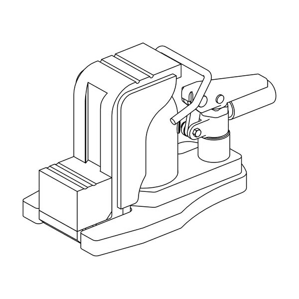 今野製作所(EAGLE イーグル) アタッチメントタイプ爪つきジャッキ(低床フリー) (旧型式：GU-60T) ETU-060