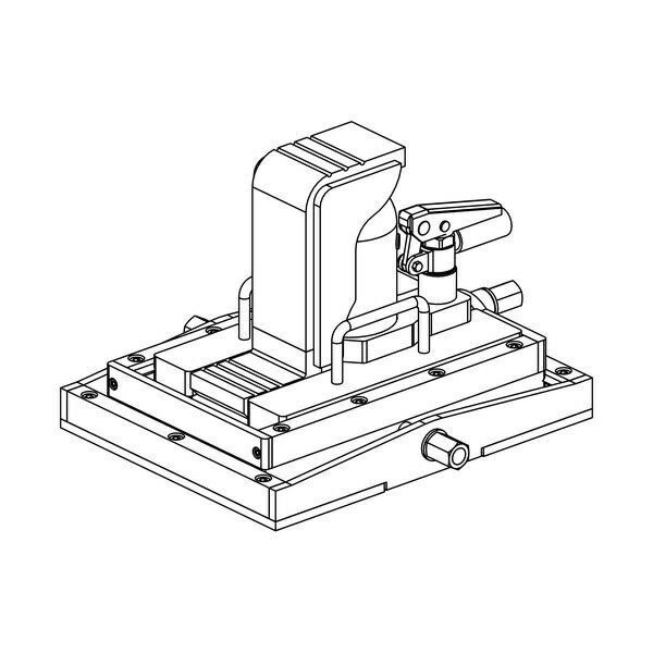 今野製作所(EAGLE イーグル) 送り台タイプ爪つきジャッキ(前後左右型) (旧型式：F-100TL-LR) XLR-050