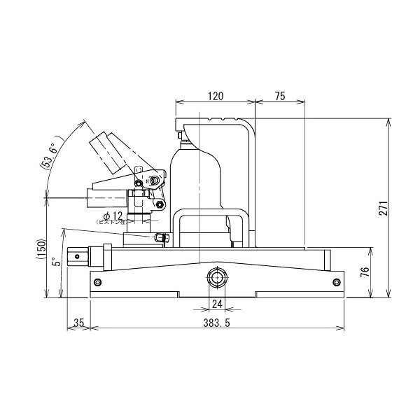今野製作所(EAGLE イーグル) 送り台タイプ爪つきジャッキ(前後左右型) (旧型式：F-...
