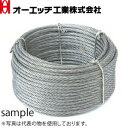 OH(オーエッチ工業) φ6mmカットワイヤー 6×19 O/O CTW6-50 長さ:50m 破断荷重:1,740kg