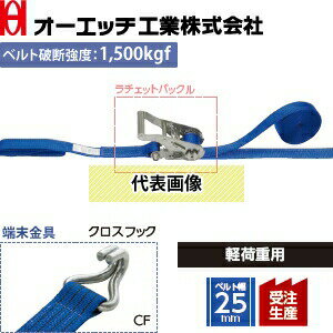 OH(オーエッチ工業)　荷締機　ラッシングベルト　LSR100 CF5-40CF　ステンレス製ラ...