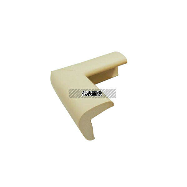 アラオ コーナーガード V型 アイボリー S (50×50×22L 6t) 2個/袋×10 AR-5016-IV [法人限定][送料別途お見積り]