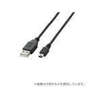 エレコム USB2.0ケーブル A-miniBタイプ ノーマル 1m ブラック 61-3647-27