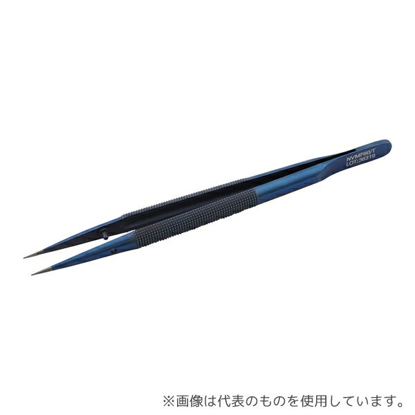 アズワン NVMF 60/T ラウンドハンドルマイクロピンセット(チタン製) 直
