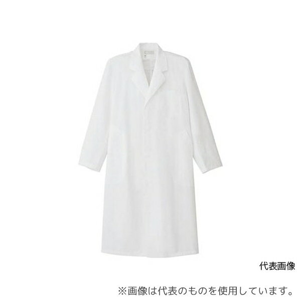 アイトス 861313-001-L メンズ白衣コート ホワイト L