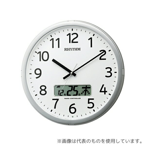 リズム(時計) 4FNA01SR19 電波時計(プログラムチャイム付)