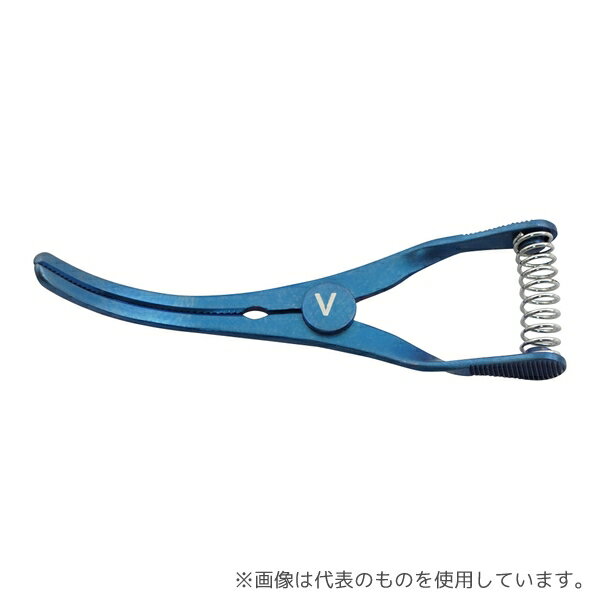 ●アズワン NVBC 62/T ブルドッグクランプ(チタン製) 静脈用