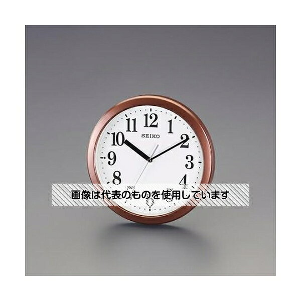 エスコ φ280mm[電波]掛時計 EA798CC-33C 入数：1個