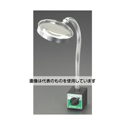 エスコ 2倍/φ100mmルーペ(マグネット付) EA756TN-11 入数:1個 エスコ 2倍/φ100mmルーペ(マグネット付) EA756TN-11 入数:1個