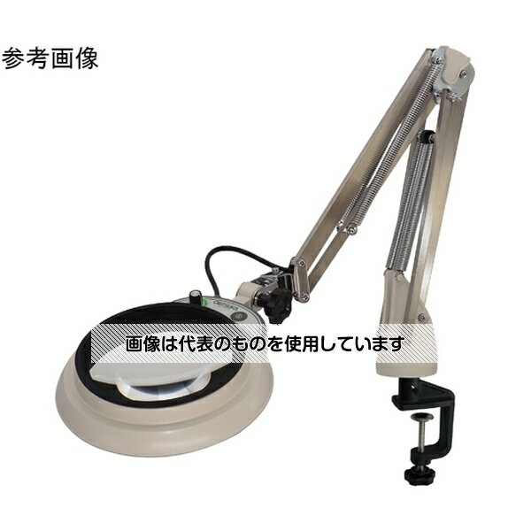 ●アズワン(AS ONE) LED照明拡大鏡(コンパクトフリーアーム・クランプ取付式)4倍 MGL-CF4XAR 入数:1台