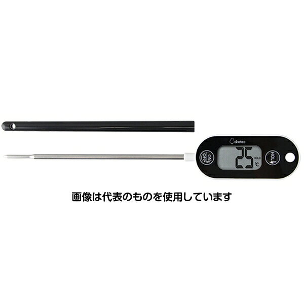 【アズワン AS ONE】分析・特殊機器 公害・環境機器 環境測定その他 ●食材や調理方法などの工程ごとに色分けして使える ●汚れても洗える便利な防水タイプ(IPX7相当) ●HOLDボタンの長押しで表示方向の切り替えが可能 ●火元から手を遠ざけて使える便利なホルダー付 ●測った温度を固定、手元で表示が見れるホールド機能付 ●便利なマグネット＆フック穴付 商品の仕様 ●電源リチウム電池：CR2032×1個(動作確認用) ●表示温度範囲：-50〜300℃ ●検温部の使用温度範囲：-50〜300℃ ●表示単位：1℃ ●オートパワーオフ：約10分 ●防水性能：JISC0920IPX7相当 ●JANコード：4536117037074 【※ご注意ください】商品は代表の画像を使用しています。