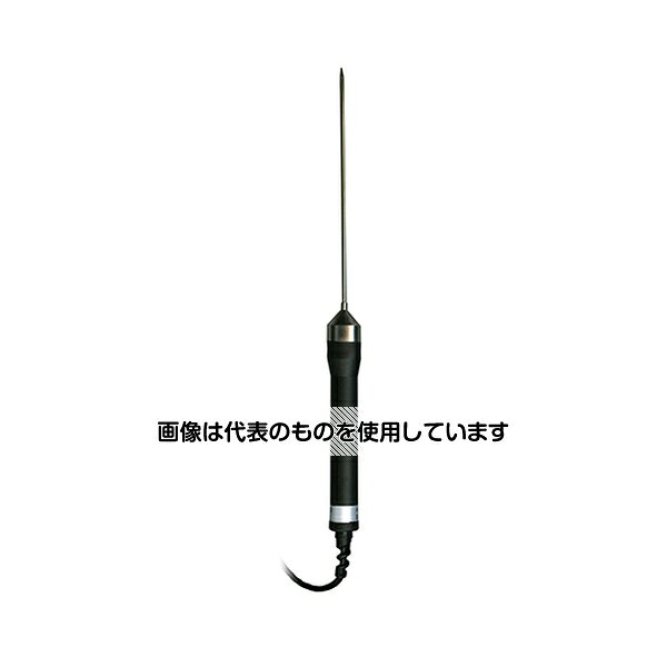 【アズワン AS ONE】分析・特殊機器 公害・環境機器 環境測定その他 ●防水型中心温度計AD-5604C用温度プローブです。 ●シース部(金属部分)は+300℃までの使用に耐えますが、ハンドル部の耐熱は+60℃です。 商品の仕様 ●対象機種：AD-5604C ●シース長：約150mm ●シース径：φ3.6mm ●ケーブル長：約1m ●質量：約120g ●材質：シース／SUS304、ケーブル／シリコン、ハンドル／コネクタ：PA(ナイロン)66、プローブキャップ／ABS 【※ご注意ください】商品は代表の画像を使用しています。