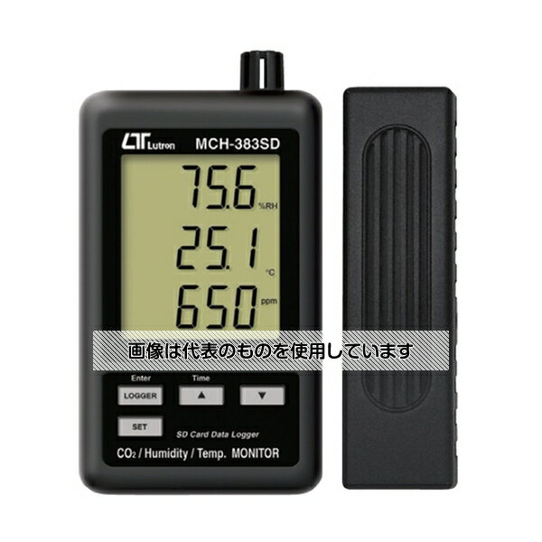 ●アズワン(AS ONE) SDカード付CO2測定器 MCH-383SD 入数：1個