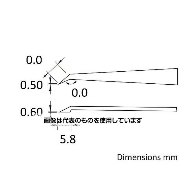 IDEAL-TEK プラスチックピンセット ID-708DG 入数：1本